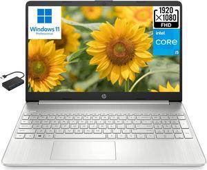 HP [Windows 11 Pro 15.6" FHD Business Laptop Computer, 6-core Intel i5-1135G7 (Beats i7-1160G7), 8GB RAM 256GB PCIe SSD, Thin & Portable, Long Battery Life, Fast Charge, Wi-Fi 6, BT 5.2, HDMI, w/Hub