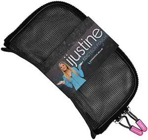 KONDOR BLUE X iJustine EDC Tech Pouch for Cable Organization | Mesh Design with Handle and Large Zippers for Everyday Carry