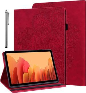 ALILANG Case for 7"/6.8" Kindle Paperwhite (12th Generation-2024, 11th Generation-2021) with Stylus, Multiple Viewing Angles PU Leather Stand Flip Cover for Kindle Paperwhite 2024 Case-Red