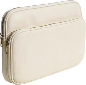 Benfan 14 Inch Laptop Sleeve Bag - Compatible with MacBook Pro 14, MacBook Air 13, Surface Pro 9, Surface Laptop Studio - Cream