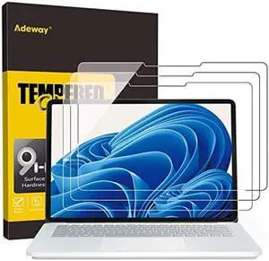 Adeway [3 Pack] Surface Laptop Studio 2/1 Screen Protector, Tempered Glass/Ultra Sensitive/HD Clear/Easy Installation, 14.4 Inch Tempered Glass Screen Protector (2029/1964 Model)