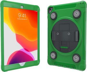 Waterproof iPad Tablet Case CTA Water Resistant & Magnetic Tablet Case with Mounting Plates iPad 10.2" 7/8/9 Gen iPad Pro 10.5 " iPad Air 3 & 4 (Green) - (PAD-MSPC10G)