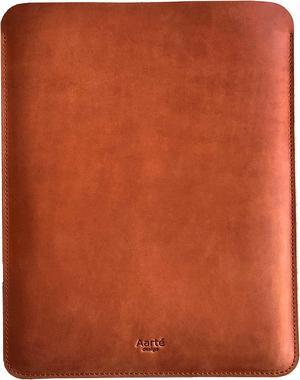 Leather Case for MacBook Air 15 inch 2023 2024 2025 M2 M3 M4 Laptop Genuine Leather Sleeve Case Vintage Sleeve for MacBook Air 15" (Cognac)