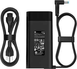 90W Laptop Charger L24008-001 Fit for HP Envy 14 15 17 TouchSmart 17-j030us 17-j020us 17-j011nr 709986-002 19.5V 4.62A AC Adapter Power Supply Cord (90w)