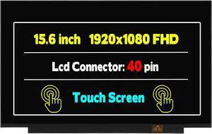 GBOLE Screen Replacement for HP Pavilion 15-eg3045cl 15-eg2373cl 15-eg3053cl 15-EG1025CL 15-EG2073CL 15-EG2053CL LCD Only Touch Screen Display 40Pin 1920x1080 FHD