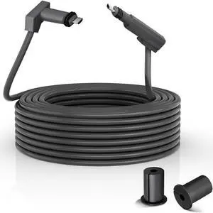 GODPEE 75Ft Replacement Cable for Starlink V2 Gen2 Satellite Dish Antenna - Faster Transmission/Better Anti-Interference - Extension Cables Wire with Cable Feed Through Bushings for Starlink Gen 2