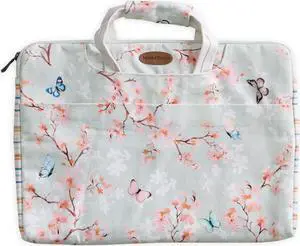 Maison d'Hermine Laptop Bag upto 15.6 inch Stain and water repellent Cotton canvas - Blossom In Spring