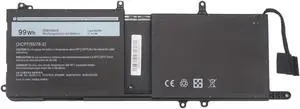 A AMANDA 99WH Type 9NJM1 Battery Replacement for Dell Alienware 15 R3 R4 17 R4 R5 P31E P31E001 P31E002 P69F P69F001 P69F002 ALW17C-D1738 D1748 D1758 D2758 Series 44T2R MG2YH HF250 0546FF 11.4V