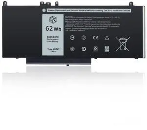 HSX 6MT4T Laptop Battery Replacement for Dell Latitude E5570 E5470 E5270 Series Dell Pricision 3510 Series 7V69Y TXF9M 79VRK 07V69Y [7.6V 62WH]