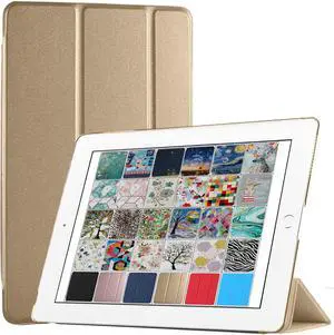DuraSafe Cases for iPad Pro 12.9 inch 2 Gen 2017 Cover A1670 MQDC2LL/A MQDD2LL/A MQDA2LL/A A1671 MP6H2LL/A MP6J2LL/A MP6G2LL/A MPL02LL/A MPL12LL/A MPKY2LL/A A1821 MQEF2LL/A MQED2LL/A - Brass Golden