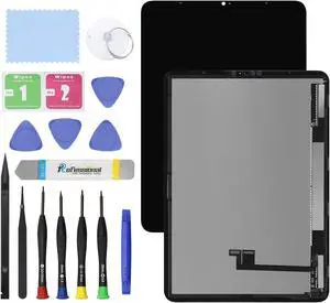 GBOLE 11" New Screen Replacement for iPad Pro 11 2021 3rd 4th Gen A2377 A2459 A2301 A2460 2022 A2435 A2761 A2762 A2759 OLED LCD Assembly and Glass Touch Digitizer Premium Repair Kit with Tools