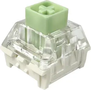 Zjmehty Kailh Box Jade Switches for Mechanical Gaming Keyboard,3-Pin 50gf Clicky/lubed/Dust&Waterproof Switches(90Pcs,Kailh Box Jade)