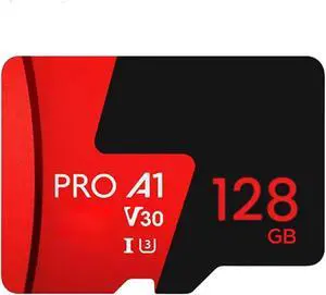 128GB Storage Card UHS Flash Memory Card 100MB/s eXFAT Storage Card for Full HD 4K Video Recording GoPro, Dash Cam, Action Camera, C10, A1, V30