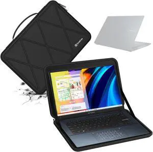 Smatree Hard EVA Protective Sleeve Case Compatible for 14 inch ASUS Vivobook Pro 14 OLED (M6400) Laptop, for ASUS Chromebook C424/C423 Laptop 14 inch Notebook Bag (X8256)