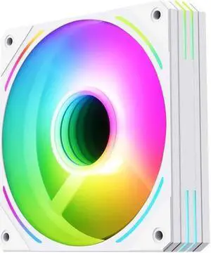 SEGOTEP HQ12 PRO Gaming PC Cooling Fan - 120mm - Infinity ARGB Case Fan - PWM - Daisy Chain - Full Modular - White Color (3, White)