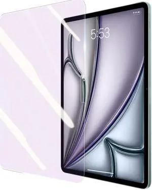 PERFECTSIGHT Anti Blue Light Screen Protector Compatible with iPad Pro 11 Inch 2024 M4, Eye Protection Blue Light Filter, HD Easy Installation Anti Fingerprint Tempered Glass, 1 Pack