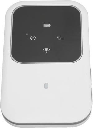 FOUF 4G LTE Global Mobile WiFi Hotspot, Factory Unlocked GSM Up to 10 Users Hotspot Travel Partner with LED Display, H80 Slim Wireless 4G Router with SIM Card Slot for Mobile Phones Tablet Laptop
