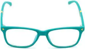 GlamBaby Parker Blue light Glasses for kids - Lightweight, Durable Blue Light Blocking Glasses - Comfortable UV Eye Protection Computer Glasses for Children Aged 3+ Years - 48x15x125 (Green)