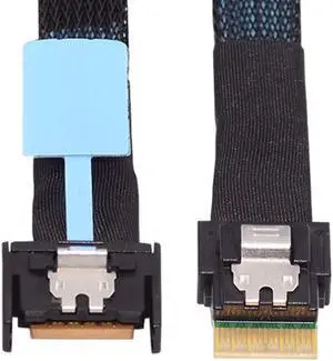 chenyang Slimline SFF-8654 4i Male to PCI-E 5.0 MCIO 4i 38Pin SFF-TA-1016 Mini Cool Edge IO Male PCI Expansion Cable 0.5M