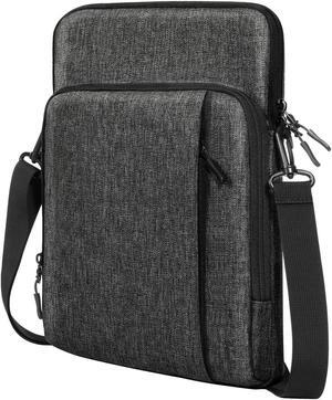 Dadanism 13.3 Inch Tablet Sleeve Shoulder Bag Carrying Case for iPad Pro 13" M4 2024, iPad Air 13", iPad Pro 12.9", Galaxy Tab S10+ Plus/S9 FE+/S9+ Plus 12.4", reMarkable Paper Pro 11.8", Dark Gray