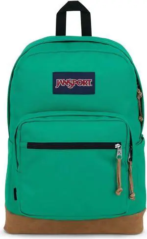 JanSport Right Pack Backpack - Durable Daypack with Padded 15" Laptop Sleeve, Spacious Main Compartment & Integrated Water Bottle Pocket - Jelly Kelly