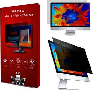 Computer Privacy Screen 27 Inch for 16:9 Widescreen Monitor, Removable Eye Protection Anti Glare Blue Light Filter, Anti Scratch Computer Monitor Privacy Shield 27 In