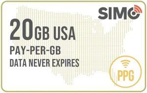 Solis US Pay-Per-GB Card 20GB