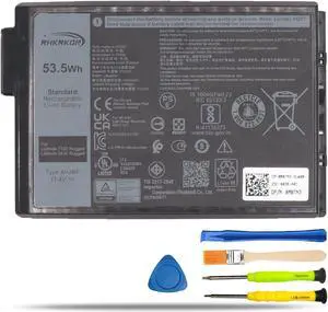 RHKRKQN XVJNP Laptop Battery Replacement for Dell Latitude 5430 7330 Rugged Extreme P148G P148G001 P149G P149G001 Series Notebook 6JRCP 06JRCP M0TN3 0M0TN3 KD1CT 451-BCWQ 11.4V 53.5Wh 4457mAh