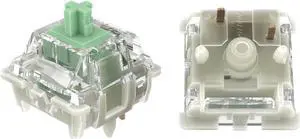 Gateron Baby Kangaroo 2.0 Keyboard Switches, Heavy Tactile RGB LED 5 Pin 22mm Dual-Stage Spring Pre-lubed Switches for MX Mechanical Keyboard(108PCS)