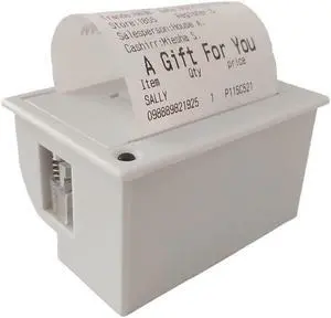 MicroMall Maikrt Embedded Thermal Printer 1224V Micro Thermal Receipt Printer Serial Port Microcontroller Secondary Development MCU Printing Module TTL/RS232, C209H, 82*58*44MM, Black