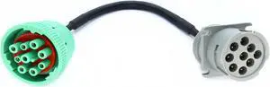 MITOB 9Pin J1939 Green Type-2 to Cat 9Pin Converting Cable