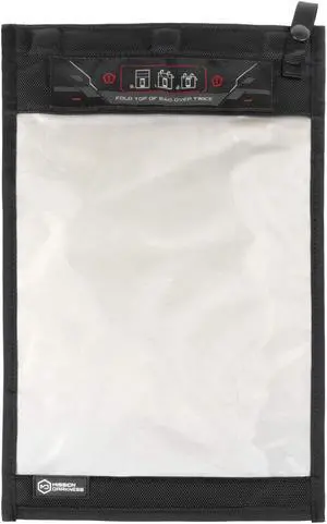 Mission Darkness NeoLok Window Faraday Bag for Tablets (+ Secure Magnetic Closure & Transparent Window) // Device Shielding for Law Enforcement & Military, Data Security, Anti-Hacking & Anti-Tracking