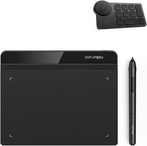 XPPen Mini Keydial ACK05 Wireless Shortcut Keyboard Bluetooth Programmable Express Remote Control with Dial & Drawing Tablet XPPen StarG640 Digital Graphic Tablet 6x4 Inch Art Tablet