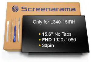 SCREENARAMA New Screen Replacement for Lenovo Ideapad L340-15IRH, FHD 1920x1080, IPS, Matte, LCD LED Display with Tools