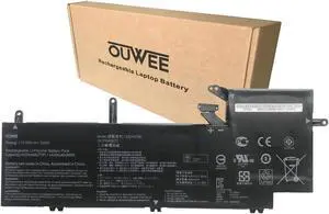 OUWEE C31N1704 Laptop Battery Compatible with ASUS ZenBook Flip 15 UX561UD Q535U Q535UD-BI7T11 Series Notebook 0B200-02650000 3ICP6/60/72 11.55V 52Wh 4550mAh 3-Cell