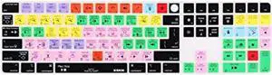 XSKN AVID Pro Tools Shortcut Keyboard Cover Skin for 2021 Released Apple iMac M1 24" Magic Keyboard with Touch ID and Numeric Keypad A2520 Keyboard - EU&US Layout (Not Suite Others Model)