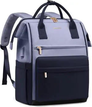 LOVEVOOK Laptop Backpack for Women Men, Teacher Nurse Work Bag Waterproof Fashion Travel Backpack Purse, 15.6 Inch Computer Backpack with USB Port