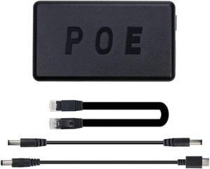 UCTRONICS PoE Splitter 5V 4A for Raspberry Pi 4 and Jetson Nano, Active PoE+ to Barrel Jack or PoE to USB-C PoE Adapter, IEEE 802.3at/af Compliant