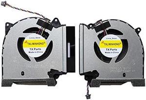 TXLIMINHONG New Compatible CPU and GPU Cooling Fan for ASUS ROG Strix Scar (2022) 15 G533ZM G533ZS G533ZW G533ZX G533ZM-ES93 17 G733ZW Series Fan FPF7 FPF8 DFSCM227163927 DFSCK22D058830 DC 12V 1A