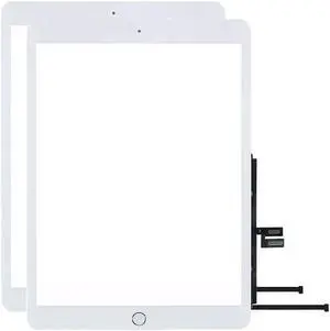 for iPad 7 7th / 8 8th Gen Screen Replacement 2 Pack Digitizer 2019/2020 10.2 Inch, for 7th 8th Generation A2197 A2198 A2200, A2270 A2428 A2429 A2430 Touch Glass with Home Button (White)