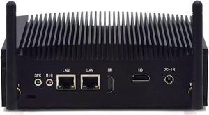 WEIDIAN Mini Fanless Industrial PC 16GB RAM 512GB SSD Core i5 Win 11 Pro Mini Desktop Computer with HD Graphics 620 2Gigabit Ethernet 2COM 2HD 8USB Linux Business Office Micro PC VESA Mount