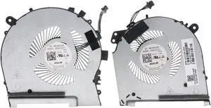 Replacement CPU&GPU Cooling Fan for HP Omen 15-DH 15-DH1070WM 15-DH0111TX 2019 Model L64445-001 L57329-001 ND8CC01-16L04 ND8CC01-16L05 DC 12V
