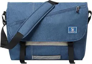 OIWAS Messenger Bag for Men 15.6 Inch Laptop Satchel Bag Women Crossbody Shoulder Bags Briefcase Bag Travel Work Computer Blue