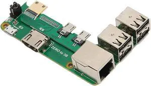 GPIO Expansion Module Board for Zero 2W, USB2.0 RJ45 Network Port Adapter Board, 100M Self Adaptive, GPIO Extension Board for General Computer