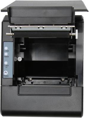 Sanpyl USB Thermal Receipt Printer, 80mm Small POS Printer with Adjustable Mode, High Speed Noiseless Mini Thermal Printer with Auto Cutter (US Plug)