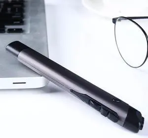 Serounder 2.4G Wireless Optical Pocket Pen Mouse, Bluetooth USB Optical Digital Pen Mouse with Function, 1200 DPI, 4 Buttons, Ergonomic Handwriting Mini Air Mouse for PC Notebook