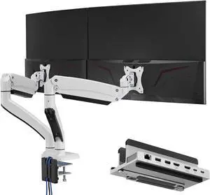 AVLT Dual Monitor Arm and AceProAV Laptop Dock