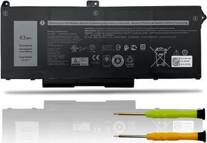 UGXKNAE RJ40G Laptop Battery Replacement for Dell Latitude 15 5520 Latitude 14 5420 Precision 15 3560 Series WY9DX P104F P104F001 P137G P137G001 P104F002 075X16 01K2CF 0WK3F1 0M3KCN 005R42 63Wh