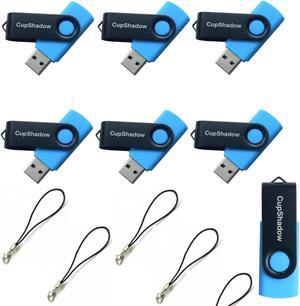 8GB USB Flash Drive 15 Pack Bulk USB Flash Drives USB2.0 8GB Flash Drive Bulk Thumb Drive 15 Pack Flash Drive Thumb Drives CupShadow USB (Blue)