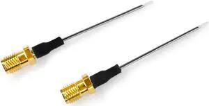 TOJOIN SMA Female to PCB Solder Coaxial Cable 047 Semi-Rigid Cable 12.5GHZ Semi Steel Cable 2 inches (5cm) 4PCS